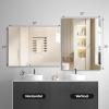 imageHasipu 2Pack 32quot x 24quot Bathroom Mirror Mirrors for Sink Frameless Mirror Rectangle Mirror for Bathroom Modern Horizontal or VerticalFrameless