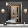 imageHasipu 2Pack 32quot x 24quot Bathroom Mirror Mirrors for Sink Frameless Mirror Rectangle Mirror for Bathroom Modern Horizontal or VerticalFrameless