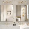 imageHasipu 2Pack 32quot x 24quot Bathroom Mirror Mirrors for Sink Frameless Mirror Rectangle Mirror for Bathroom Modern Horizontal or VerticalFrameless