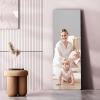 imageHasipu Door Mirror Full Length 51 x 16 Inch Full Body Wall Mirror Over The Door Hanging Mirror for Bedroom Living Room CloakroomBlack