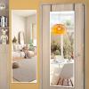 imageHasipu Door Mirror Full Length 51 x 16 Inch Full Body Wall Mirror Over The Door Hanging Mirror for Bedroom Living Room CloakroomWhite