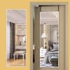 imageHasipu Door Mirror Full Length 51 x 16 Inch Full Body Wall Mirror Over The Door Hanging Mirror for Bedroom Living Room CloakroomWhite