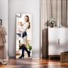 imageHasipu Door Mirror Full Length 51 x 16 Inch Full Body Wall Mirror Over The Door Hanging Mirror for Bedroom Living Room CloakroomWhite