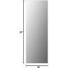 imageHasipu Door Mirror Full Length 51 x 16 Inch Full Body Wall Mirror Over The Door Hanging Mirror for Bedroom Living Room CloakroomWhite