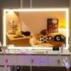imageHasipu Vanity Mirror with Lights 315quot x 22quot LED Makeup Mirror Lighted Makeup Mirror with Dimmable 3 Modes Touch Screen Control Vanity Mirror Round BlackWhite