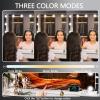 imageHasipu Vanity Mirror with Lights 32quot x 24quot Makeup Mirror Light up Mirror with 14 Dimmable LED Lights and 10X Magnification 3 Colors Modes Touch Control USB Charging Port White RoundRound White