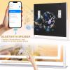 imageHasipu Vanity Mirror with Lights and Bluetooth Speaker 169quot x 134quot LED Makeup Mirror Light up Mirror with 10X Magnification Smart Touch 3 Colors Dimmable Brightness Adjustment White36L x 24W