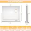 imageHasipu Vanity Mirror with Lights and Bluetooth Speaker 169quot x 134quot LED Makeup Mirror Light up Mirror with 10X Magnification Smart Touch 3 Colors Dimmable Brightness Adjustment White24L x 20W