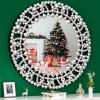 imageHasipu Wall Mirrors Decorative32 Round Mirror Wall DecorWall Mirrors for Living Room