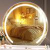 imageHasipu Vanity Mirror with Lights 24quot x 22quot LED Makeup Mirror Lighted Makeup Mirror with Lights Smart Touch Control 3 Colors Dimmable Mirror WhiteWhite