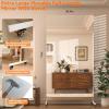 imageHasipu Home Gym Mirror 360 Swivel on Wheels 67quot x 40quot Extra Large Full Body Rolling and Tempered Glass Easy to Move Full Length Mirror for Yoga Studio Bedroom Dancing Studio WhiteWhite
