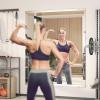 imageHasipu Home Gym Mirror 55 L x 21 W  2PCS Large Full Body Mirror for Yoga WallMounted Mirrors for Fitness Garage Dance Studio 016in Tempered Glass FramelessSilver