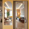 imageHasipu Door Mirror Full Length 472 x 157 Inch Full Body Wall Mirror Over The Door Hanging Mirror for Bedroom Living Room CloakroomWhiteWhite