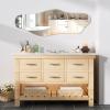 imageHasipu Irregular Bathroom Mirror with Lights  25x45 LED Asymmetrical Wall Mirror Abstract Modern Lighted Vanity Mirror for Wall AnitFog Dimmable Memory VerticalHorizontal BlackFrameless