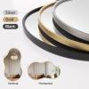 imageHasipu Irregular Bathroom Mirror with Lights  25x45 LED Asymmetrical Wall Mirror Abstract Modern Lighted Vanity Mirror for Wall AnitFog Dimmable Memory VerticalHorizontal BlackGold
