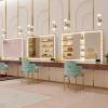 imageHasipu Vanity Mirror with Lights 37 x 26 LED Makeup Mirror Lighted Makeup Mirror with Dimmable 3 Modes Touch Screen Control Vanity Mirror Square WhiteWhite