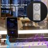 imageHasipu Vanity Mirror with Lights 37 x 26 LED Makeup Mirror Lighted Makeup Mirror with Dimmable 3 Modes Touch Screen Control Vanity Mirror Square WhiteBlack