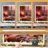 imageHasipu Vanity Mirror with Lights 37 x 26 LED Makeup Mirror Lighted Makeup Mirror with Dimmable 3 Modes Touch Screen Control Vanity Mirror Square WhiteBlack