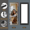 image:imageHasipu 6926 FullLength Mirror with Lights  Crystal Crush Diamond Wall Mounted Hanging Diamond Mirror Leaning for Living Room Bedroom47L x 18W