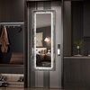 image:imageHasipu 6926 FullLength Mirror with Lights  Crystal Crush Diamond Wall Mounted Hanging Diamond Mirror Leaning for Living Room Bedroom47L x 18W