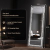 image:imageHasipu 6926 FullLength Mirror with Lights  Crystal Crush Diamond Wall Mounted Hanging Diamond Mirror Leaning for Living Room Bedroom6320